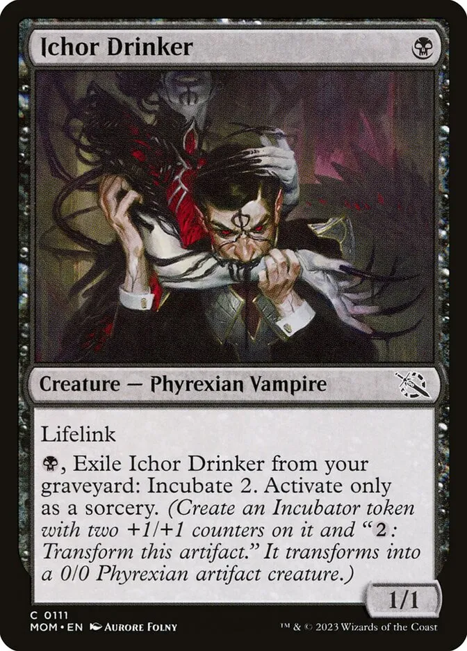 2023 March of the Machine Ichor Drinker #111 common card image