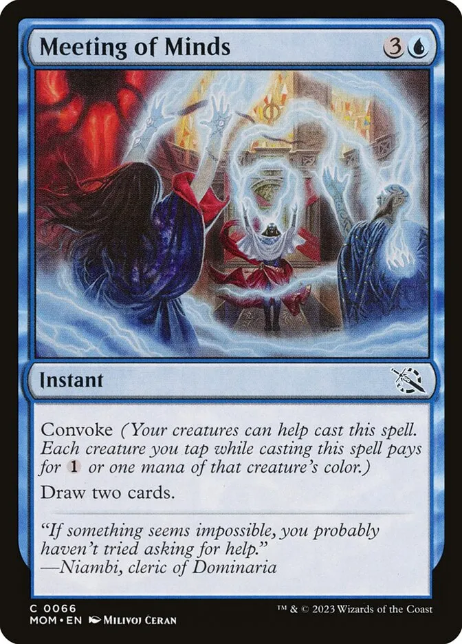 2023 March of the Machine Meeting of Minds #66 common card image