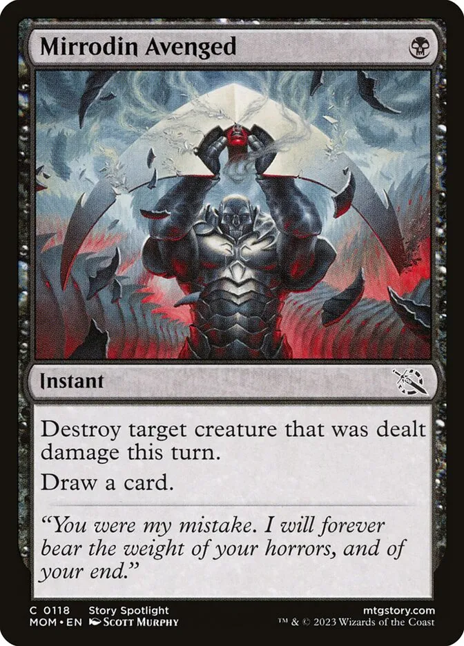 2023 March of the Machine Mirrodin Avenged common #118 common card image