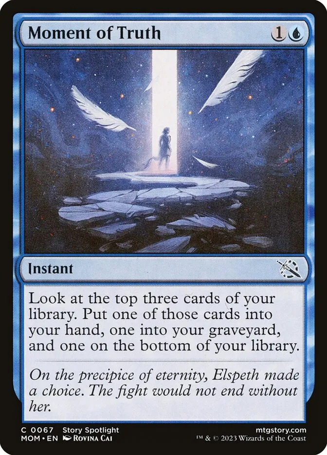 2023 March of the Machine Moment of Truth #67 common card image