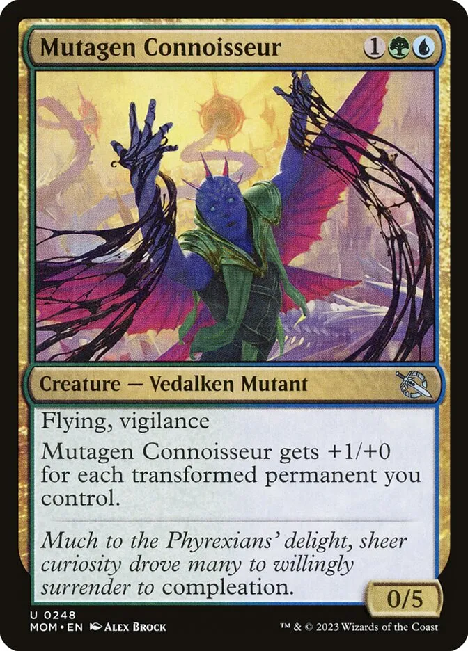 2023 March of the Machine Mutagen Connoisseur #248 uncommon card image