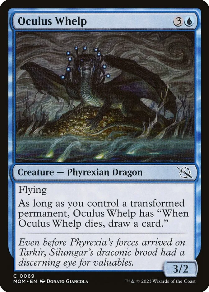2023 March of the Machine Oculus Whelp #69 common card image