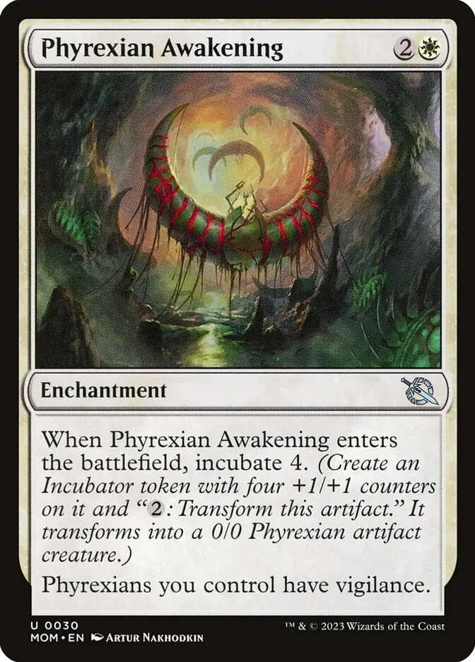 2023 March of the Machine Phyrexian Awakening uncommon #30 uncommon card image