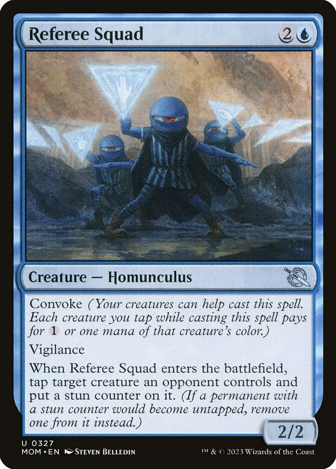 2023 March of the Machine Referee Squad #327 uncommon card image