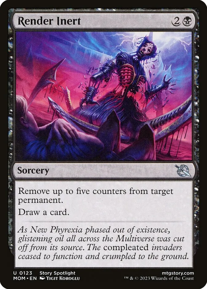 2023 March of the Machine Render Inert uncommon #123 uncommon card image
