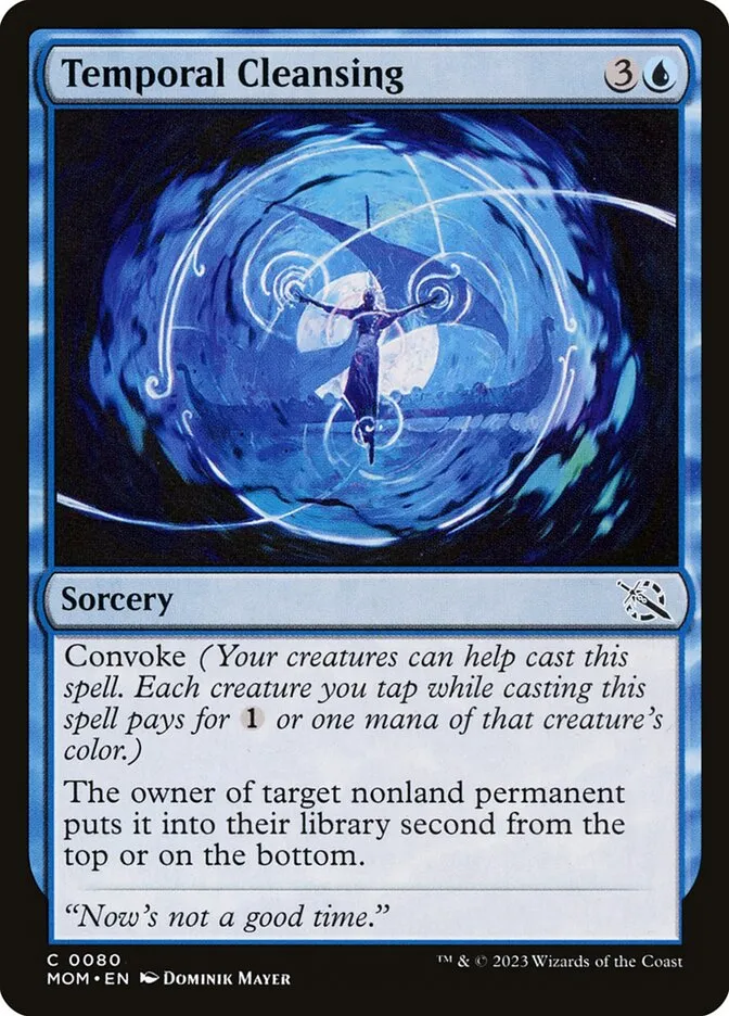 2023 March of the Machine Temporal Cleansing #80 common card image