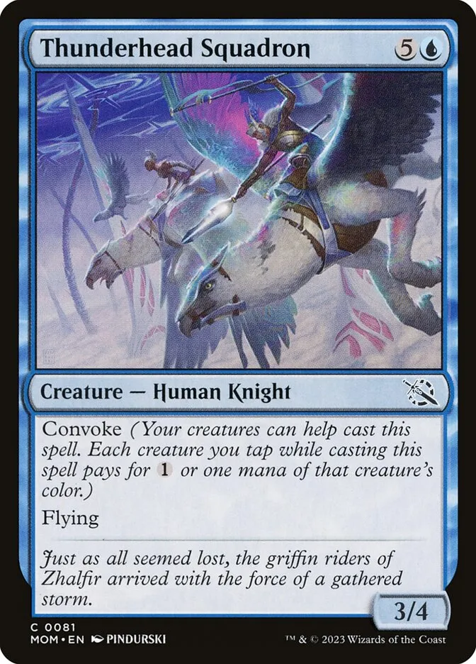 2023 March of the Machine Thunderhead Squadron #81 common card image