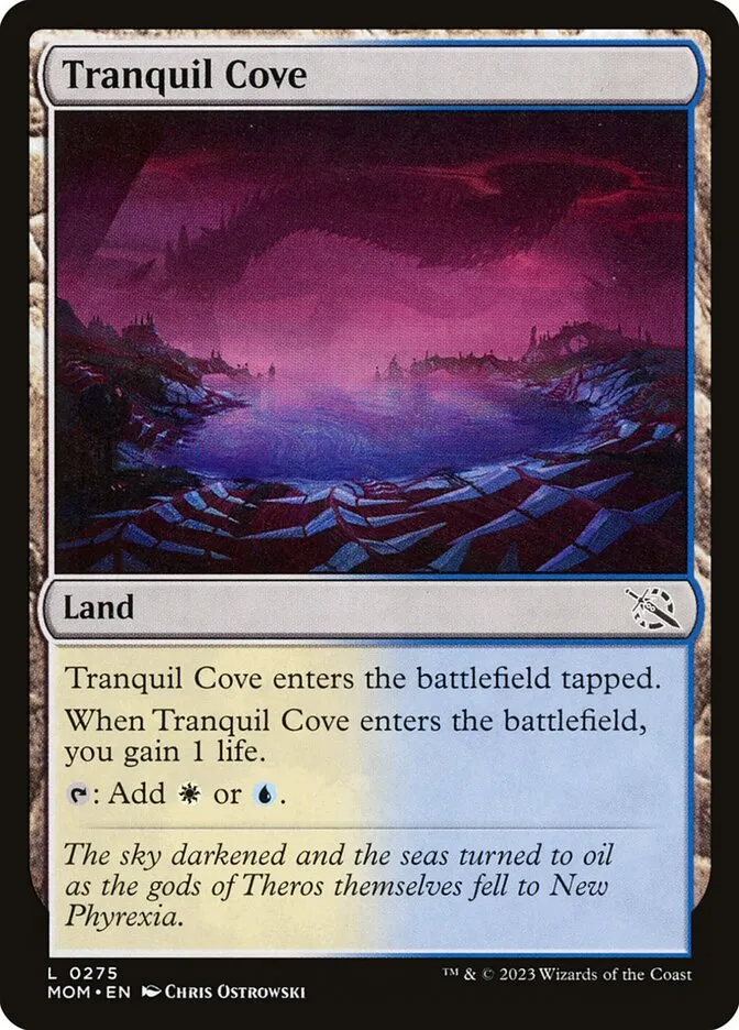 2023 March of the Machine Tranquil Cove #275 common card image