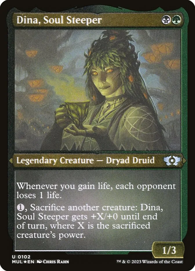 2023 Multiverse Legends Dina, Soul Steeper #102 uncommon card image