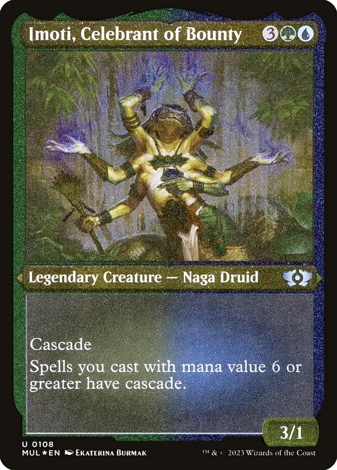 2023 Multiverse Legends Imoti, Celebrant of Bounty #108 uncommon card image