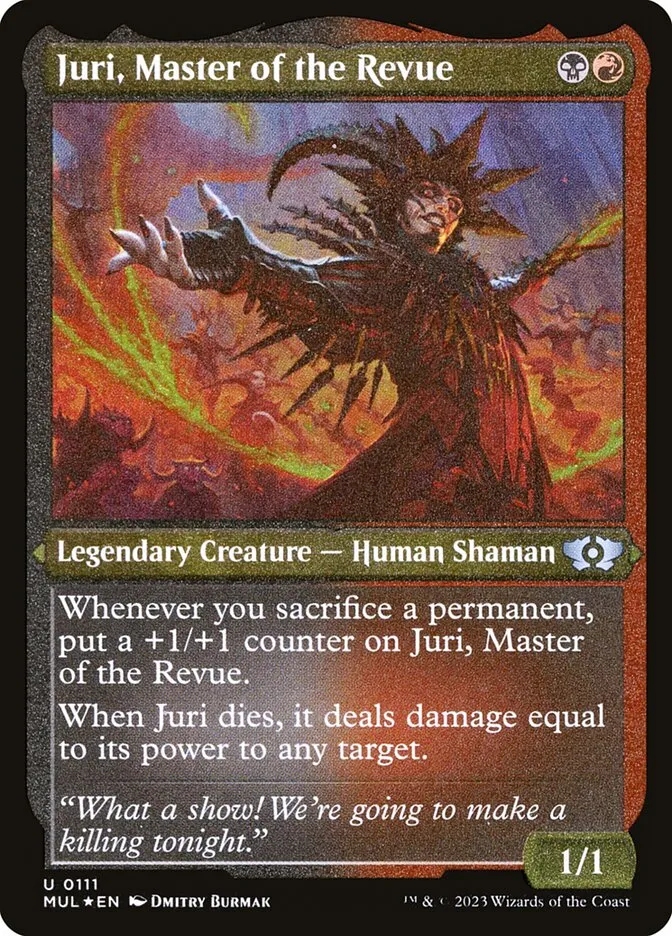 2023 Multiverse Legends Juri, Master of the Revue #111 uncommon card image