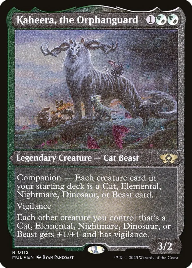 2023 Multiverse Legends Kaheera, the Orphanguard #112 rare card image