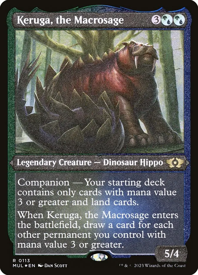 2023 Multiverse Legends Keruga, the Macrosage #113 rare card image