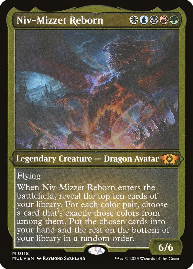 2023 Multiverse Legends Niv-Mizzet Reborn #118 mythic card image