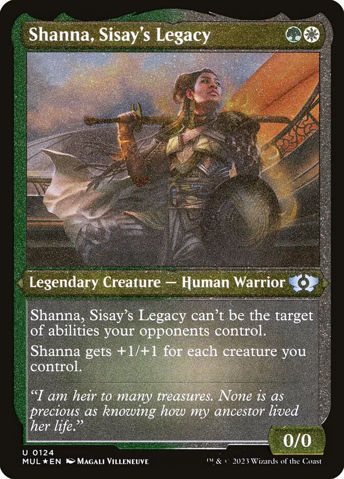 2023 Multiverse Legends Shanna, Sisay's Legacy #124 uncommon card image