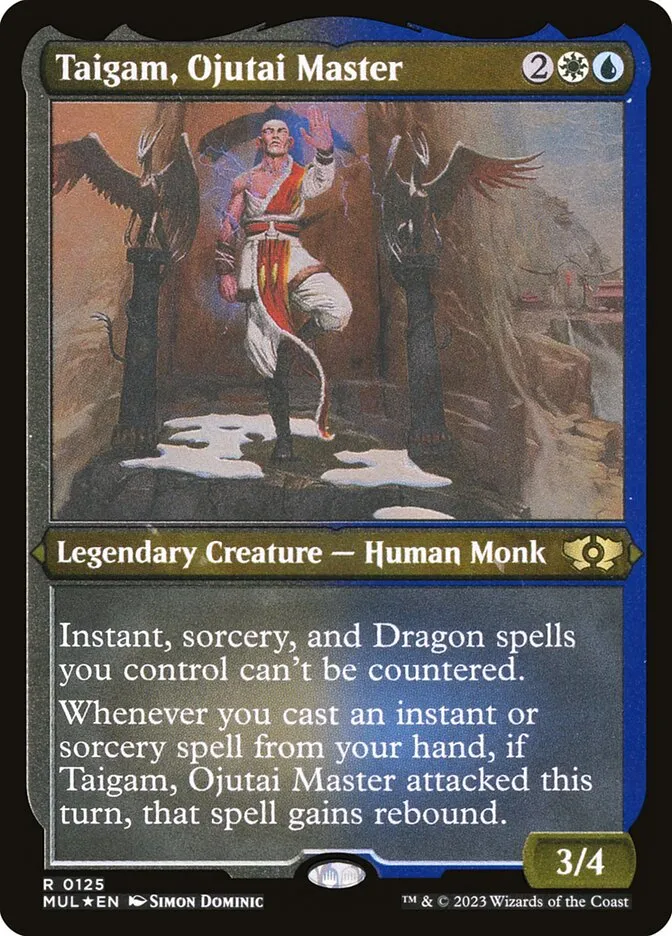 2023 Multiverse Legends Taigam, Ojutai Master #125 rare card image