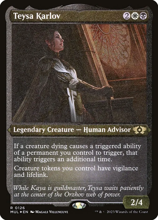 2023 Multiverse Legends Teysa Karlov #126 rare card image