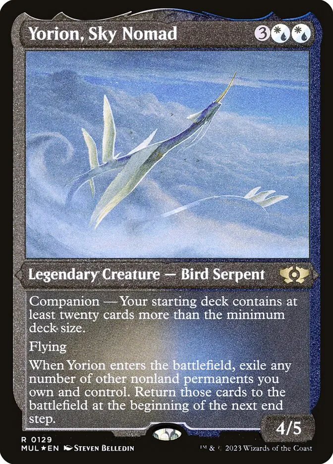 2023 Multiverse Legends Yorion, Sky Nomad #129 rare card image