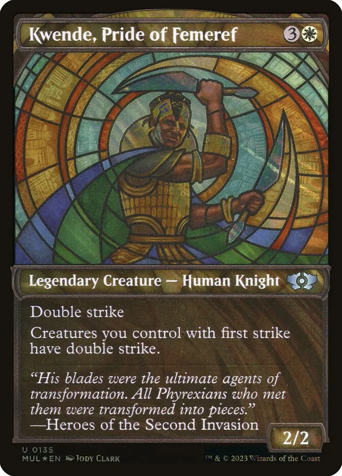 2023 Multiverse Legends Kwende, Pride of Femeref [Serialized] uncommon #135 uncommon card image
