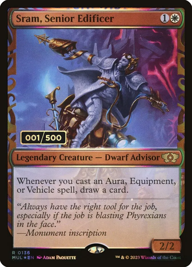 2023 Multiverse Legends Sram, Senior Edificer rare #136z rare card image
