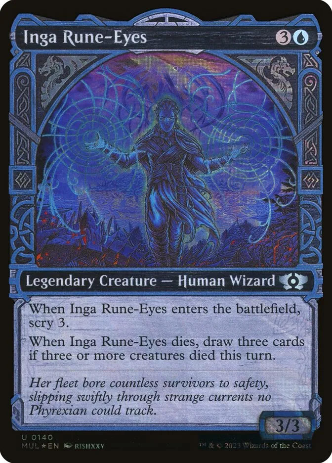 2023 Multiverse Legends Inga Rune-Eyes [Serialized] uncommon #140 uncommon card image