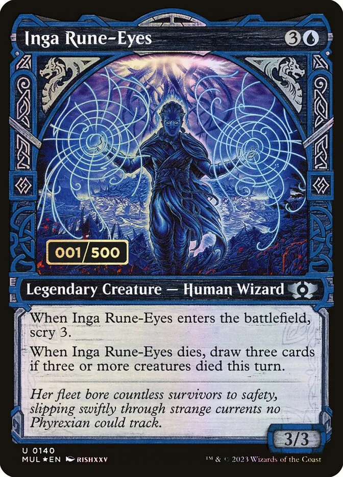 2023 Multiverse Legends Inga Rune-Eyes #140z uncommon card image