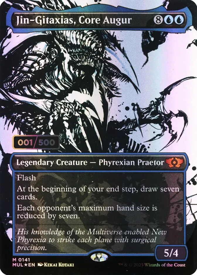 2023 Multiverse Legends Jin-Gitaxias, Core Augur #141z mythic card image