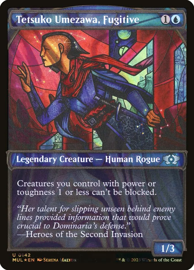 2023 Multiverse Legends Tetsuko Umezawa, Fugitive [Serialized] uncommon #142 uncommon card image