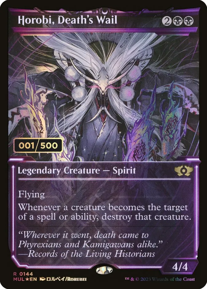 2023 Multiverse Legends Horobi, Death's Wail #144z rare card image