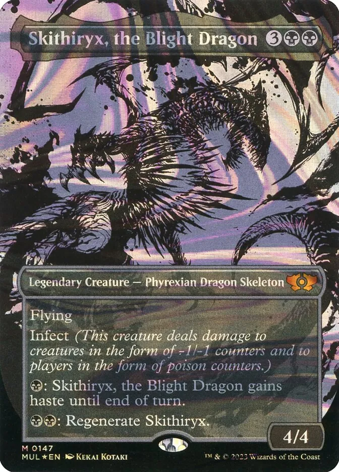 2023 Multiverse Legends Skithiryx, the Blight Dragon [Serialized] mythic #147 mythic card image