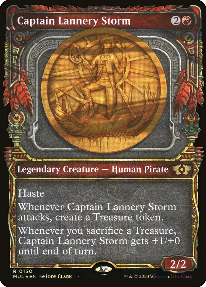 2023 Multiverse Legends Captain Lannery Storm [Serialized] rare #150 rare card image
