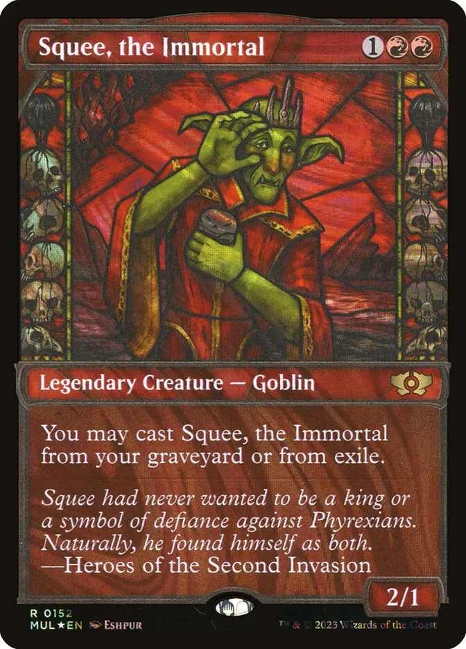 2023 Multiverse Legends Squee, the Immortal [Serialized] rare #152 rare card image