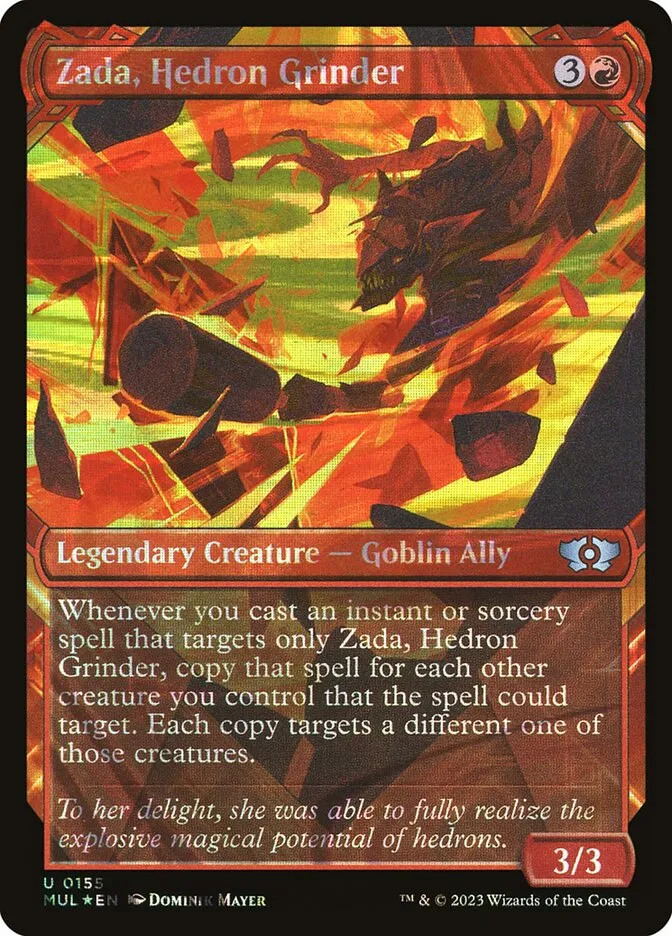 2023 Multiverse Legends Zada, Hedron Grinder [Serialized] uncommon #155 uncommon card image