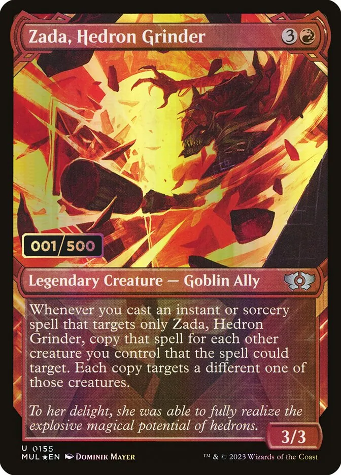 2023 Multiverse Legends Zada, Hedron Grinder #155z uncommon card image