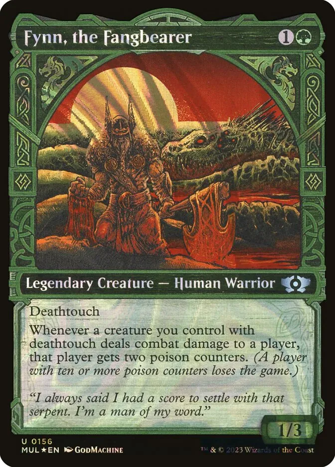 2023 Multiverse Legends Fynn, the Fangbearer [Serialized] uncommon #156 uncommon card image