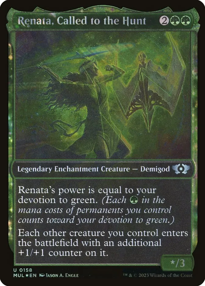 2023 Multiverse Legends Renata, Called to the Hunt [Serialized] uncommon #158 uncommon card image