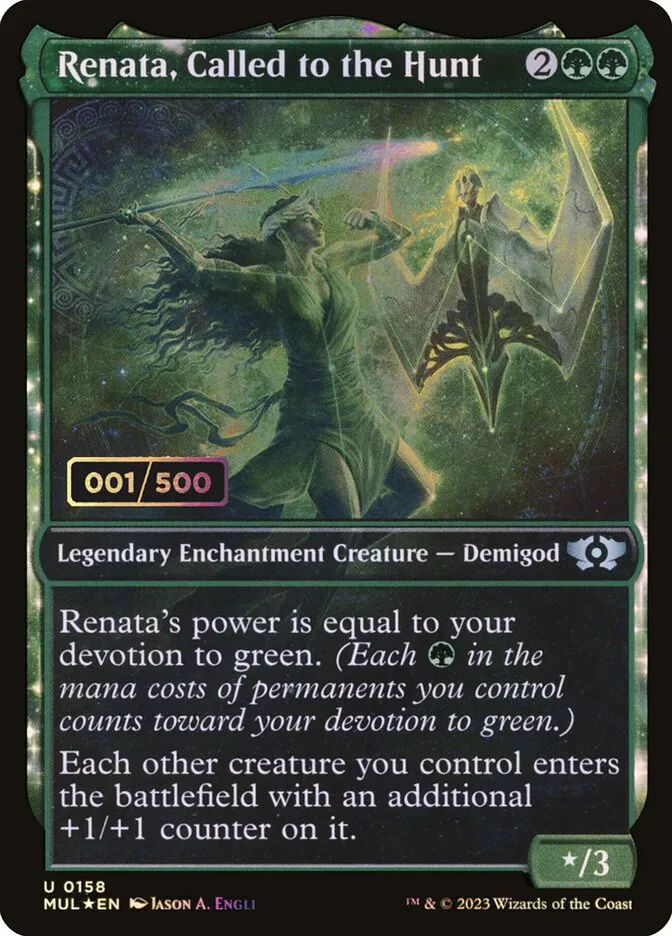 2023 Multiverse Legends Renata, Called to the Hunt #158z uncommon card image