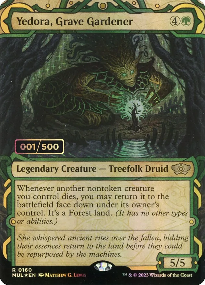 2023 Multiverse Legends Yedora, Grave Gardener #160z rare card image