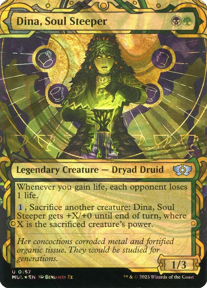 2023 Multiverse Legends Dina, Soul Steeper [Serialized] uncommon #167 uncommon card image