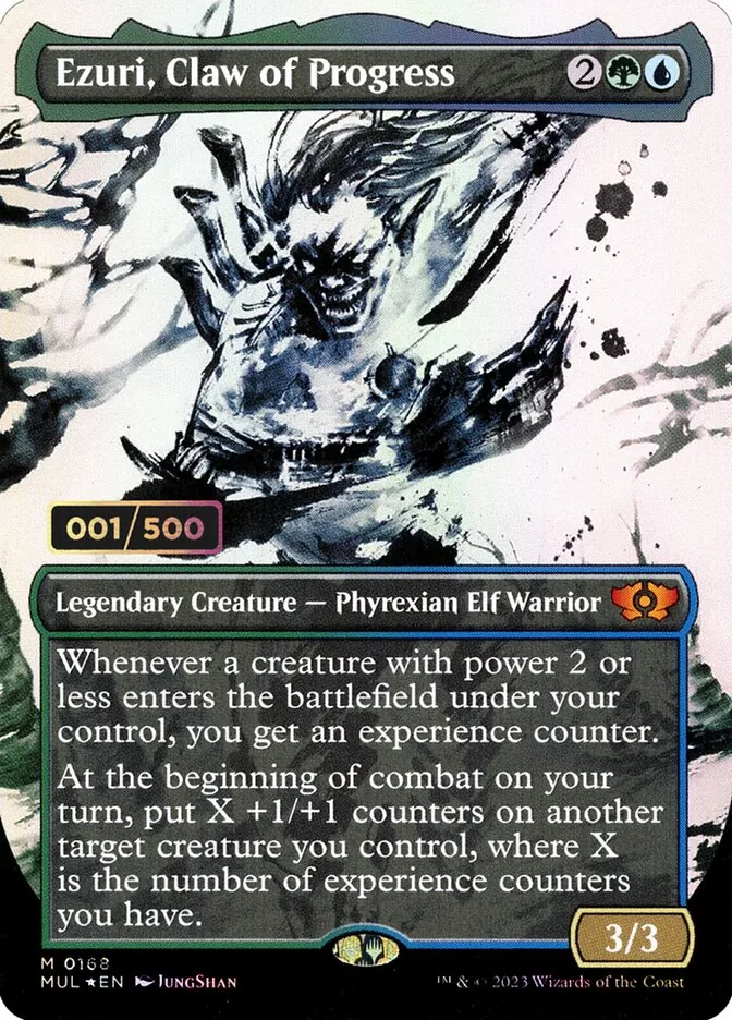 2023 Multiverse Legends Ezuri, Claw of Progress #168z mythic card image