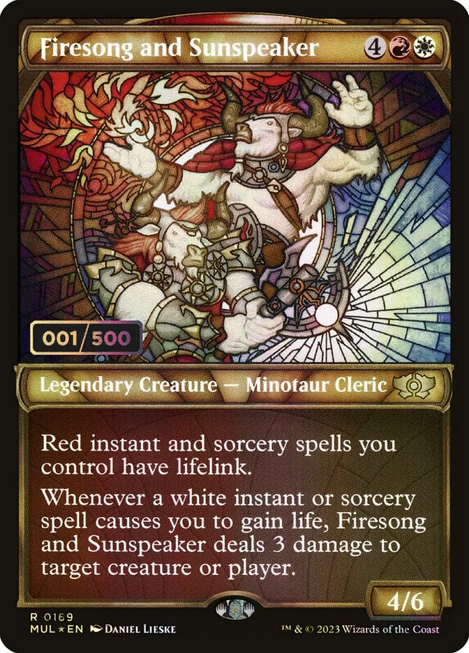 2023 Multiverse Legends Firesong and Sunspeaker #169z rare card image