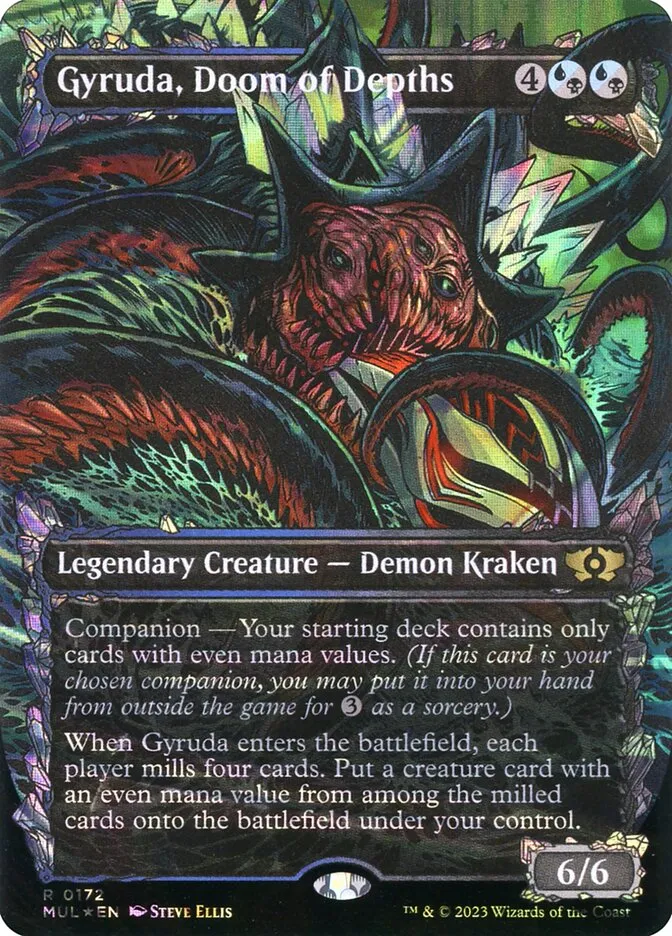 2023 Multiverse Legends Gyruda, Doom of Depths [Serialized] rare #172 rare card image