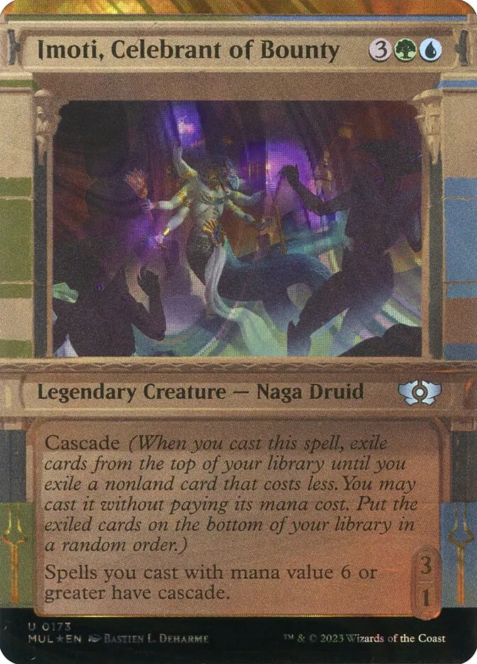 2023 Multiverse Legends Imoti, Celebrant of Bounty [Serialized] uncommon #173 uncommon card image