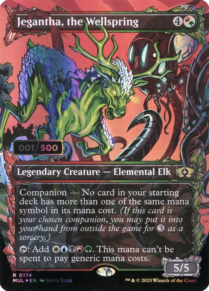 2023 Multiverse Legends Jegantha, the Wellspring #174z rare card image