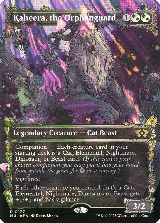 2023 Multiverse Legends Kaheera, the Orphanguard [Serialized] rare #177 rare card image