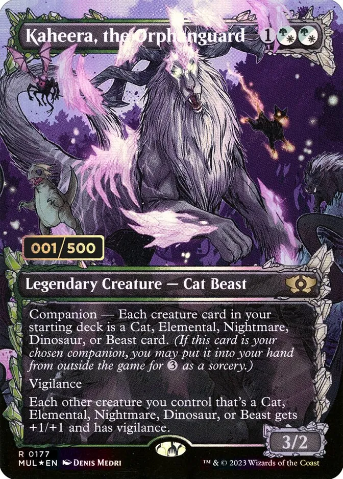 2023 Multiverse Legends Kaheera, the Orphanguard #177z rare card image