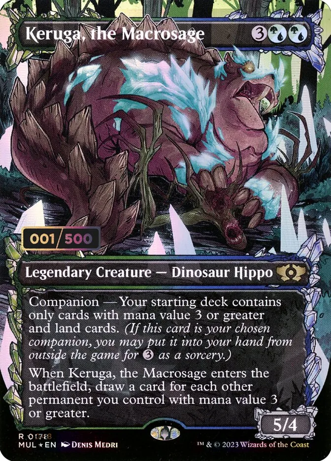 2023 Multiverse Legends Keruga, the Macrosage #178z rare card image