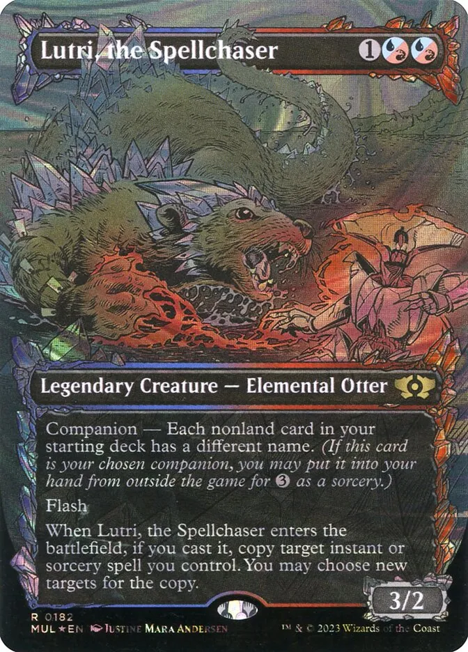 2023 Multiverse Legends Lutri, the Spellchaser [Serialized] rare #182 rare card image