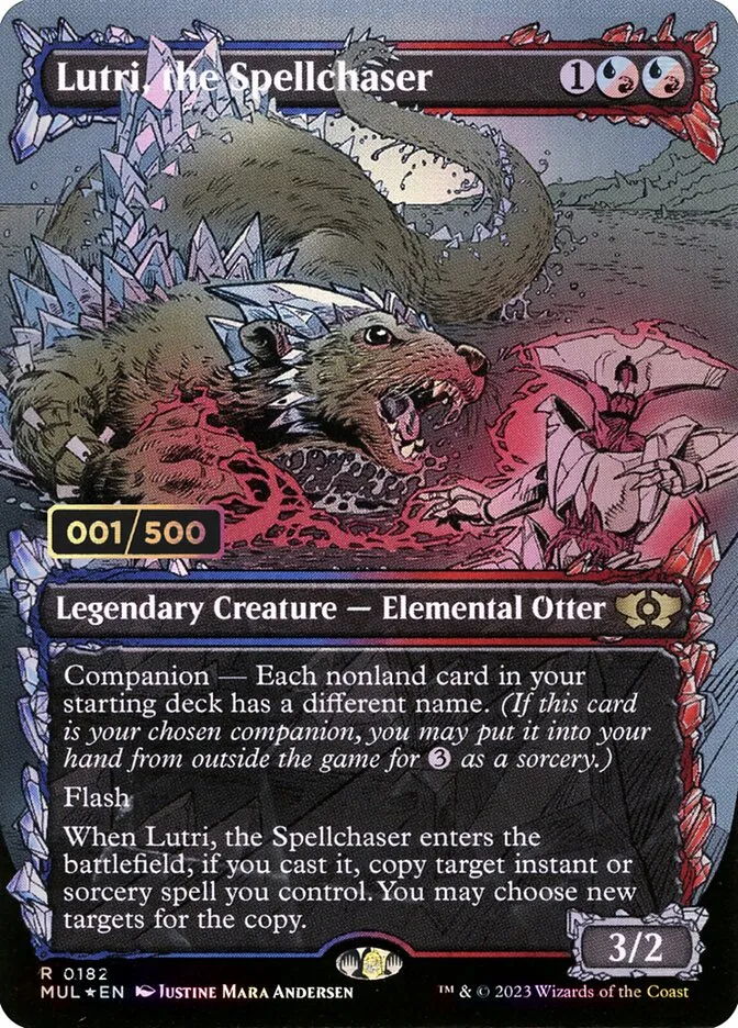 2023 Multiverse Legends Lutri, the Spellchaser #182z rare card image