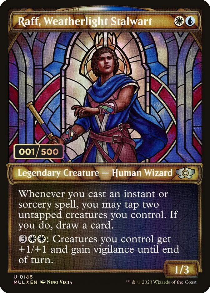 2023 Multiverse Legends Raff, Weatherlight Stalwart #186z uncommon card image